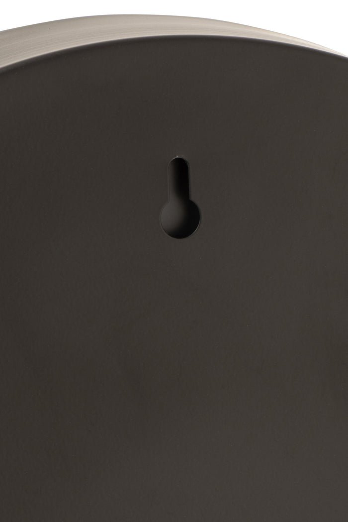 J-Line spiegel Rond Boord - metaal - zwart - small - Ø 30 cm