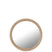 J-Line spiegel Rond - rotan|glas - naturel - small - Ø 50 cm
