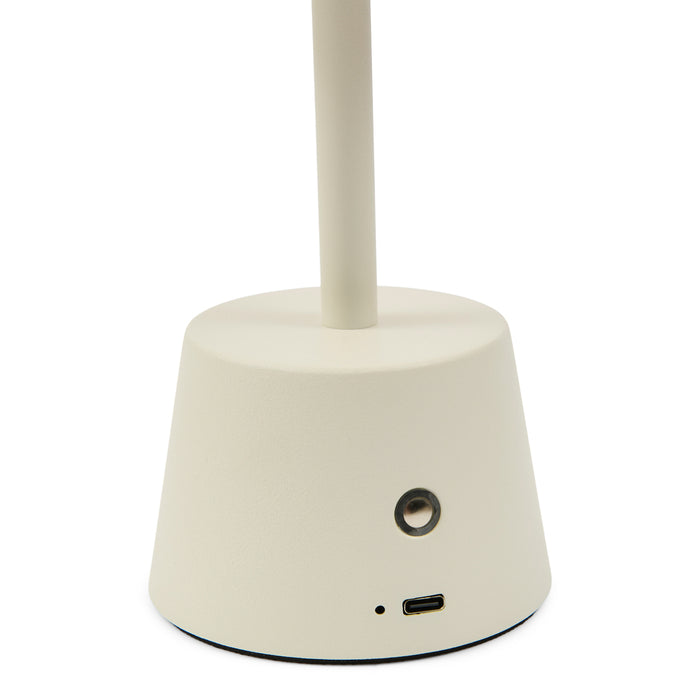 Riviera Maison Tafellamp draadloos Beige - Luminee Nachtlampje