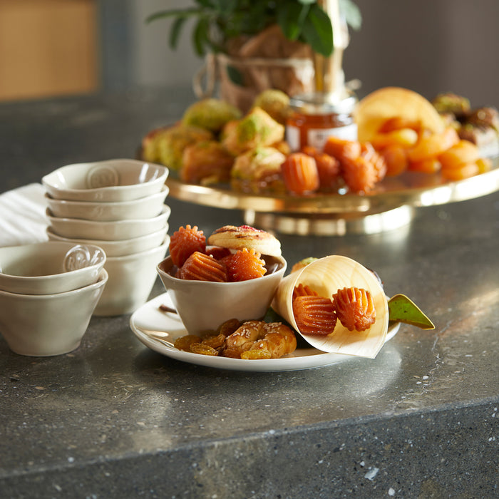 Riviera Maison Kom Rond Wit - Portofino Schaaltje maat XS - Steengoed