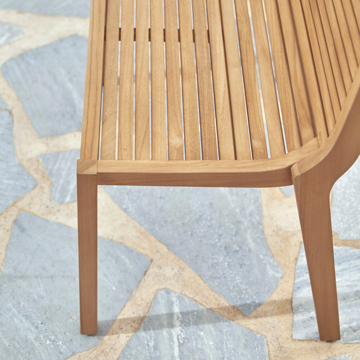 Tikamoon - Teakhouten buitenbank Teo, 3-zit