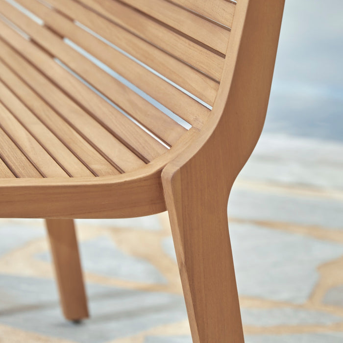 Tikamoon - Teakhouten buitenbank Teo, 3-zit