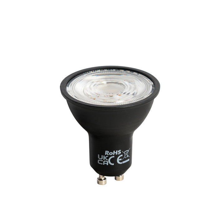 LUEDD GU10 dimbare LED lamp zwart 6W 500 lm 2700K