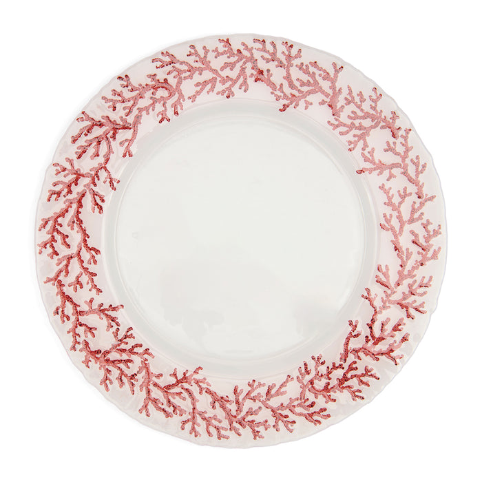 Riviera Maison Dinerbord Transparant - Coral Oasis Bord - Glas
