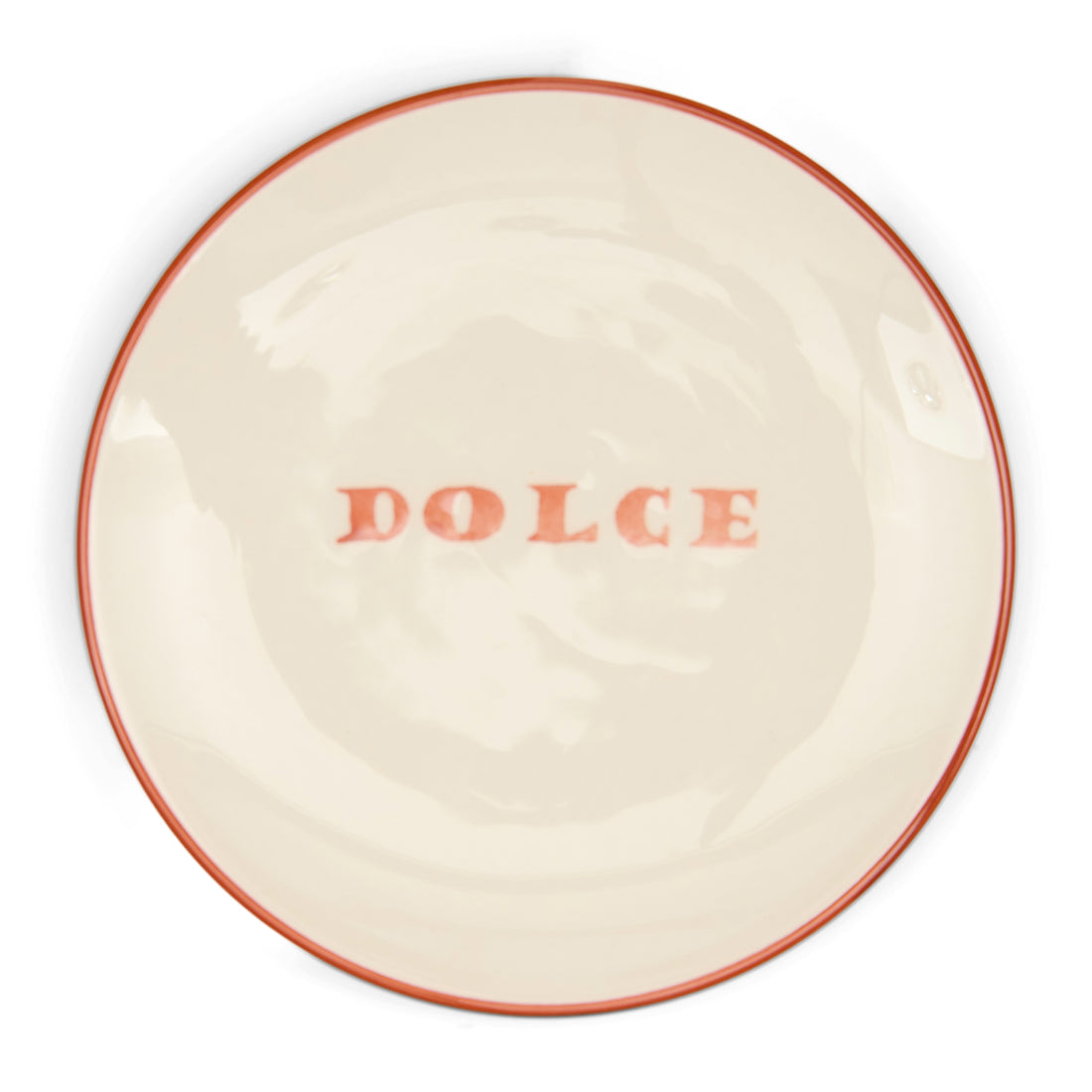 Riviera Maison Gebaksbord Rood - Bella Dolce Klein bordje