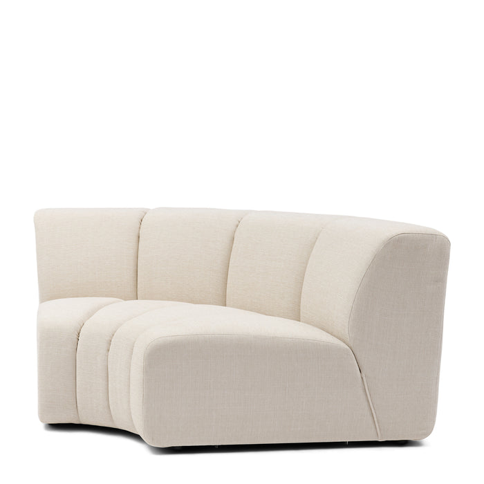 Riviera Maison - Dazzle Corner Round Small Soft Whit - Soft White