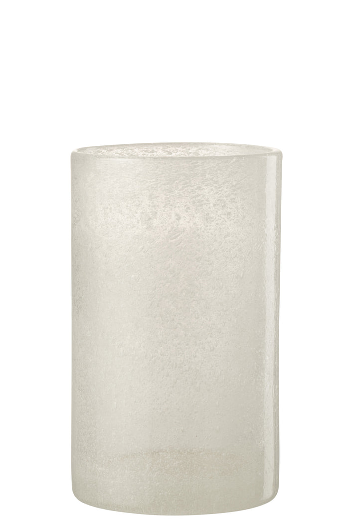 J-Line glas  Lisboa - glas - wit - 6 stuks