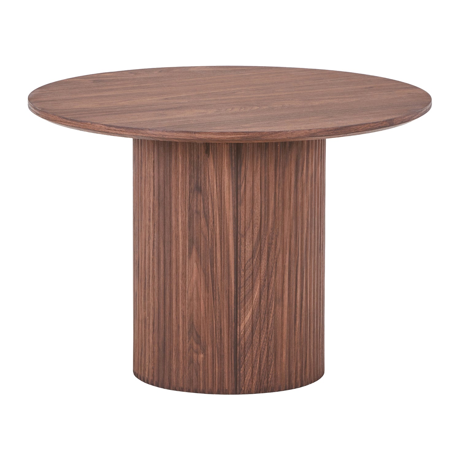 by fonQ Fiss Bijzettafel - Ø 60 cm - Walnoot