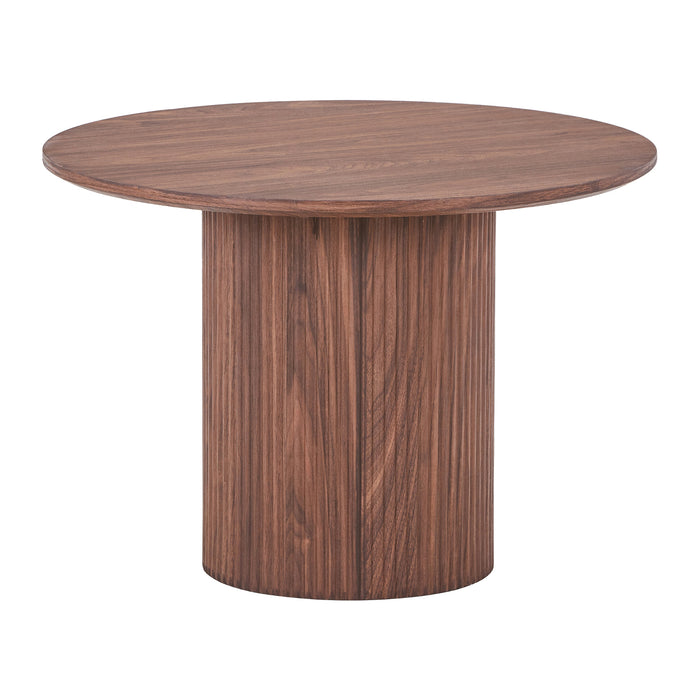 by fonQ Fiss Bijzettafel - Ø 60 cm - Walnoot