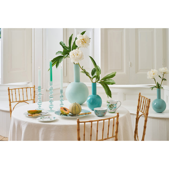 Pip Studio - Bloemenvaas - Blauwe vaas - Metaal - 19x33cm