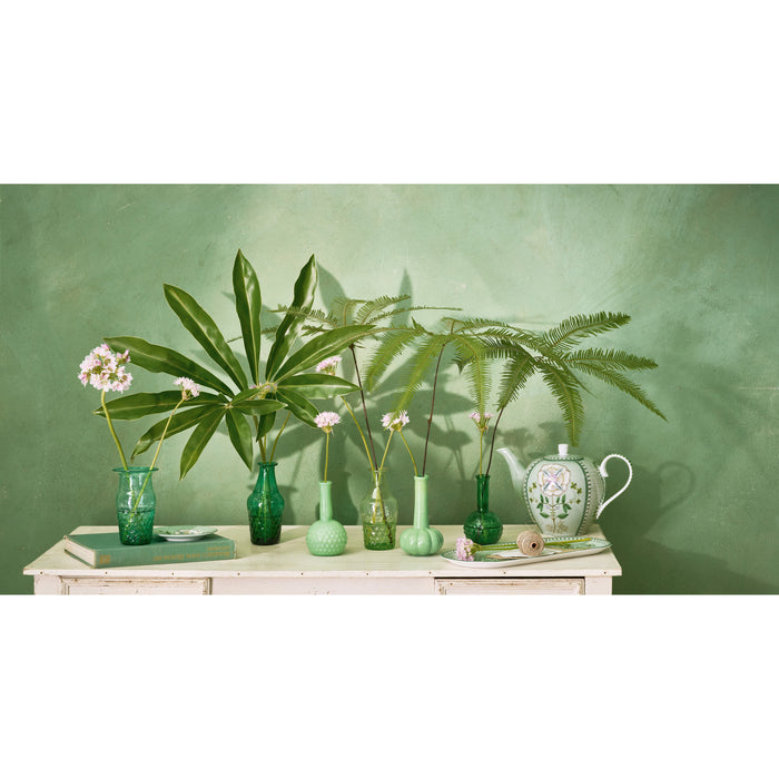 Pip Studio - Bloemenvaas - Blauw-groen - Glazen vaas - Set van 3 vazen