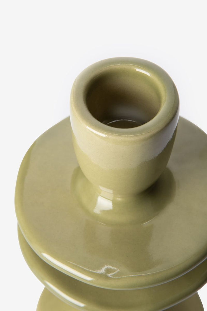 Sissy-Boy Lichtgroene ruffle kandelaar