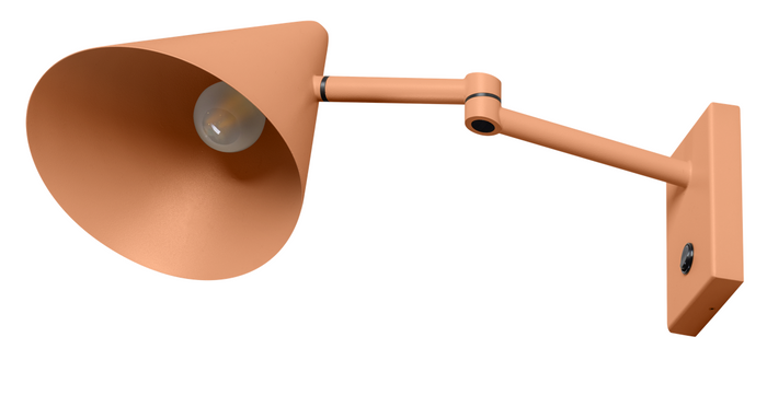 ETH Marvis Wandlamp  Zalmroze  excl. 1x E27