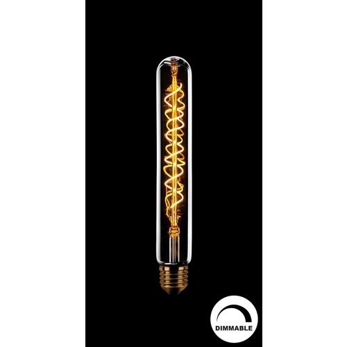 ETH Lichtbron LED Kooldraad Buis E27 8W T30 Spiraal Dimbaar Helder