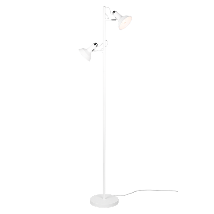 Trio Leuchten Roxie - Vloerlamp - Wit