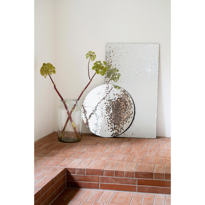 vtwonen - Wandspiegel Mozaïek - Ronde Spiegel - Transparant - 60cm