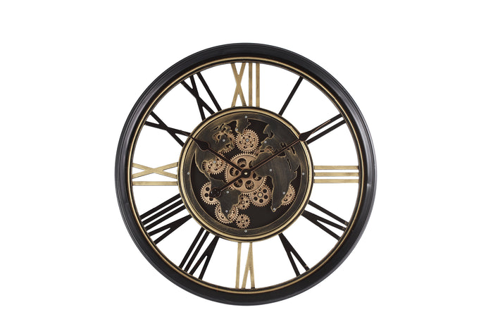 Klok ro Lancashire S zwart L8B60H60CM