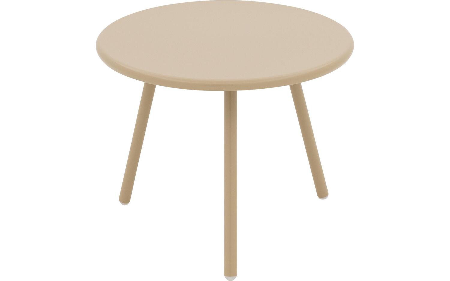 Goossens Tafel Brad in Poedercoating khaki
