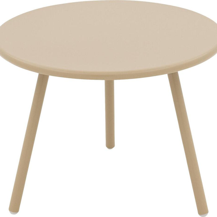 Goossens Tafel Brad in Poedercoating khaki