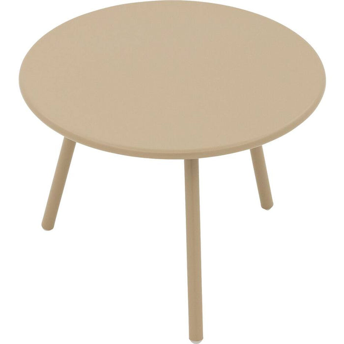 Goossens Tafel Brad in Poedercoating khaki