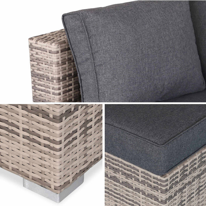sweeek - Wicker loungeset 5 plaatsen