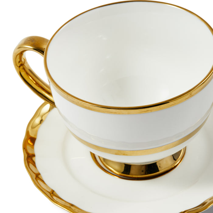 POLSPOTTEN Golden Finds Theekopjes - Set van 2