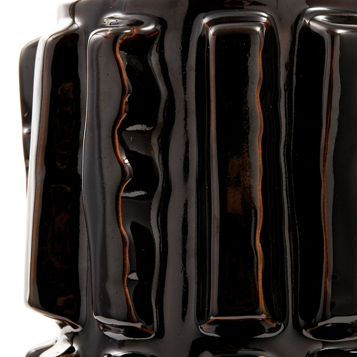 POLSPOTTEN Structure Vaas - L - Donkerbruin