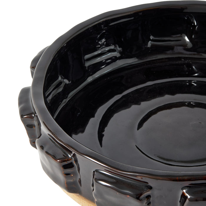 POLSPOTTEN Structure Schaal - Donkerbruin