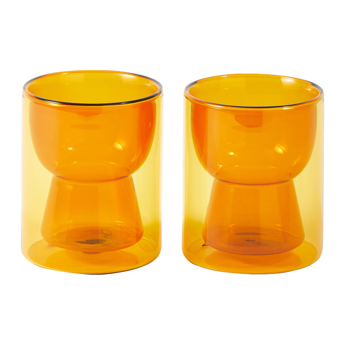 POLSPOTTEN Tip Tap Waterglazen 2 st. - Oranje