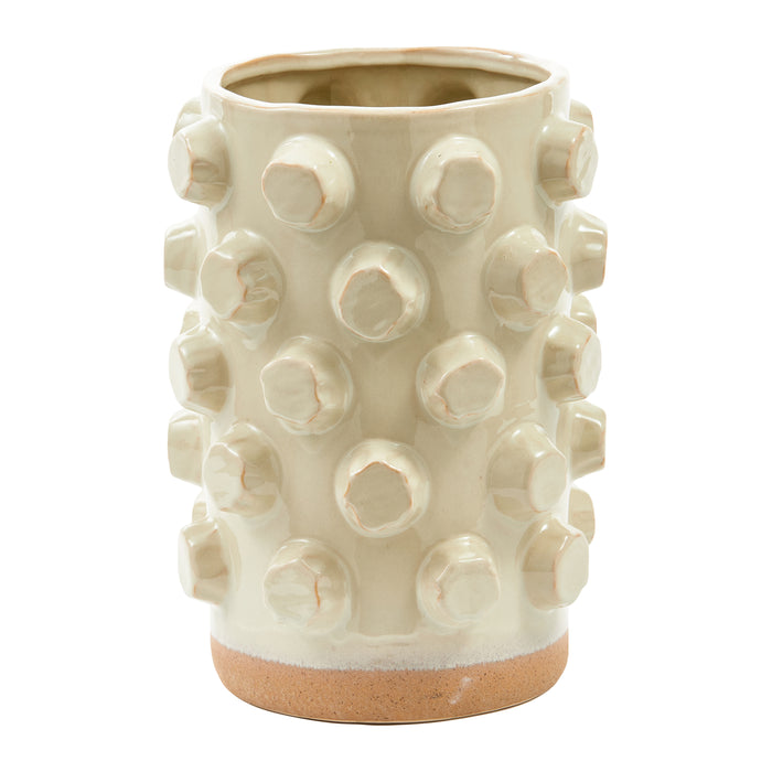 POLSPOTTEN Structure Vaas - M - Beige