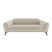 3-zitsbank in beige fluweel 220cm