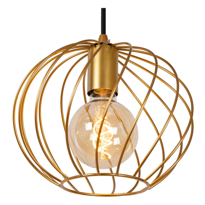 Lucide DANZA Hanglamp - Mat Goud | Messing