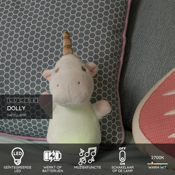 Lucide DOLLY Tafellamp - Wit