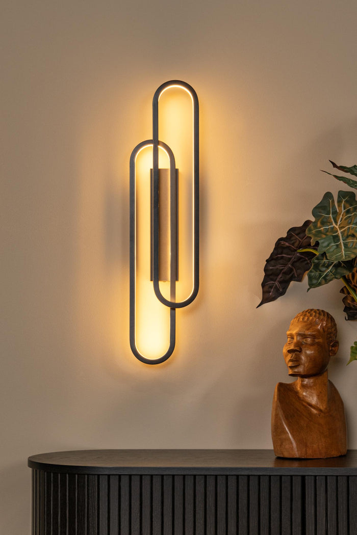 Lucide THELMA Wandlamp - Zwart