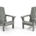 Keter Troy Adirondack Tuinstoel - set van 2 - 85x80x96,5cm - Grijs