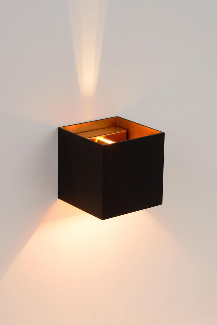Lucide XIO Wandlamp - Zwart