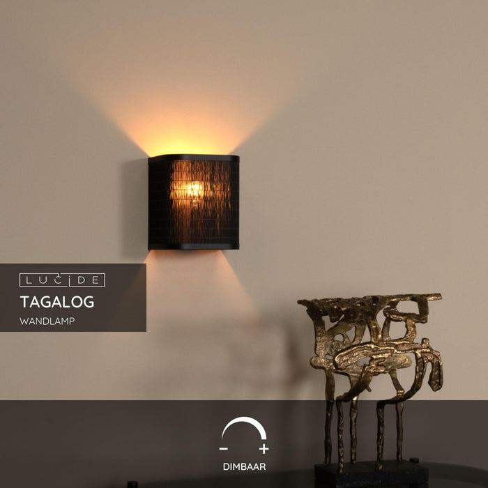 Lucide TAGALOG Wandlamp - Zwart