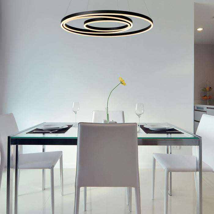 Lucide TRINITI Hanglamp - Zwart