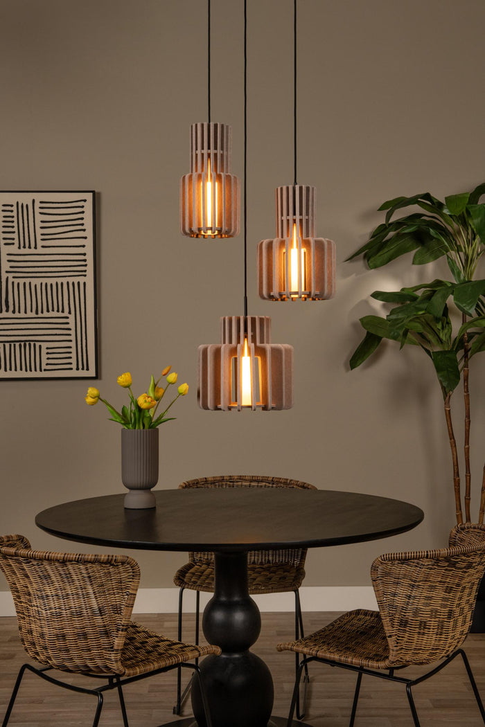 Lucide ROLLO Hanglamp - Taupe