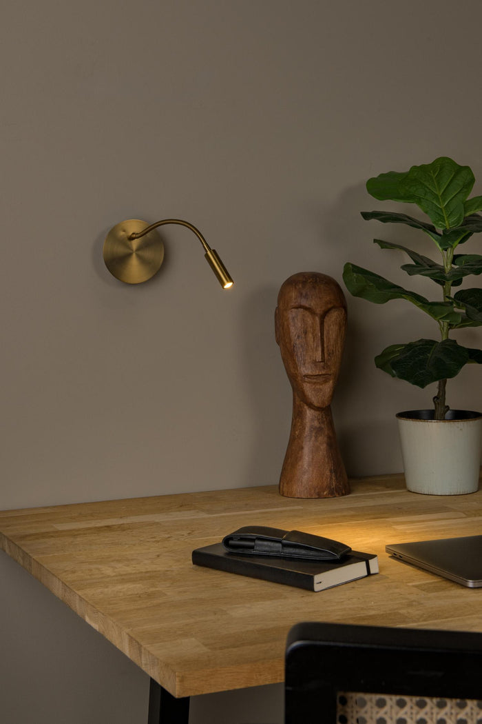 Lucide JOLIJN Bedlamp - Mat Goud | Messing