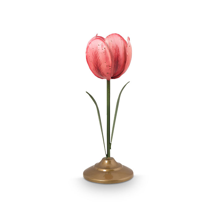 Pip Studio - Tulpen Kandelaar - Woonaccessoire - Roze - 21cm - 2 stuks