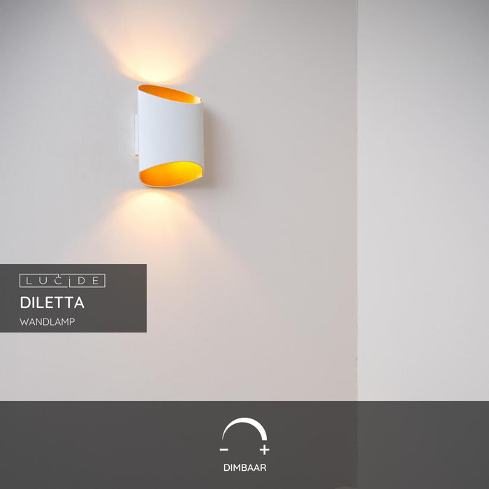 Lucide DILETTA Wandlamp - Wit