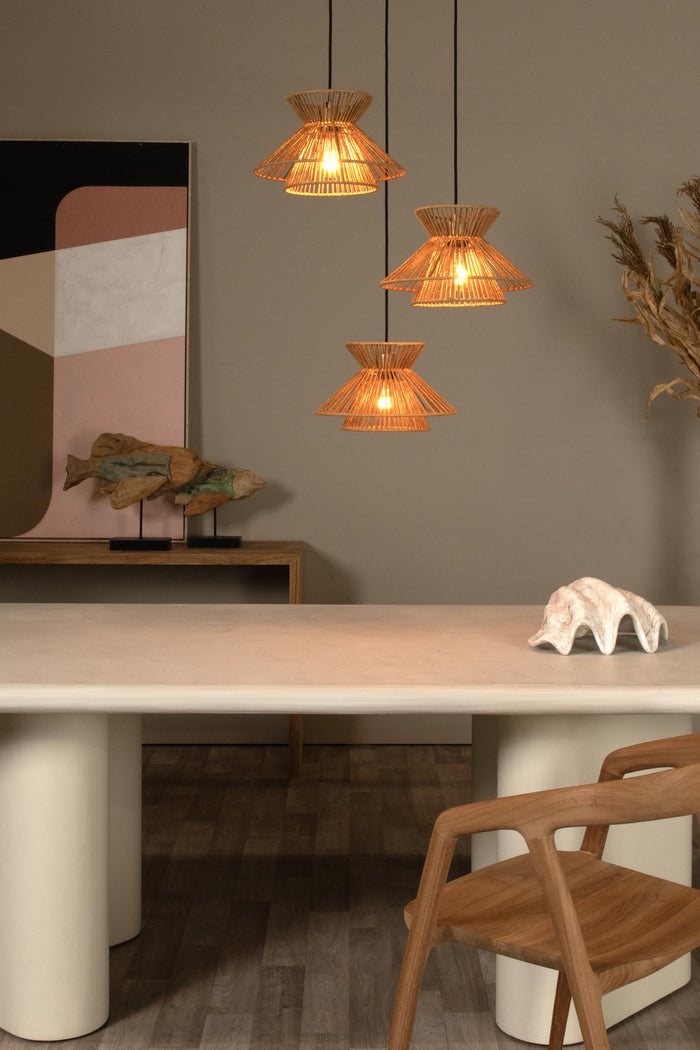 Lucide TASMAN Hanglamp - Naturel