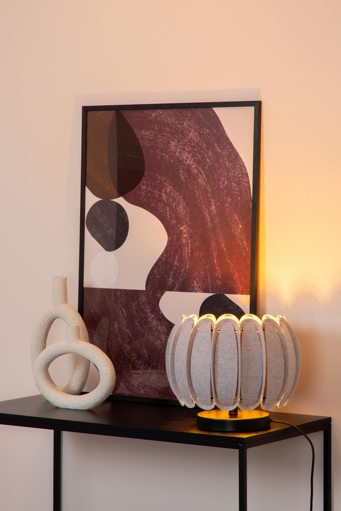 Lucide SPENCER Tafellamp - Grijs