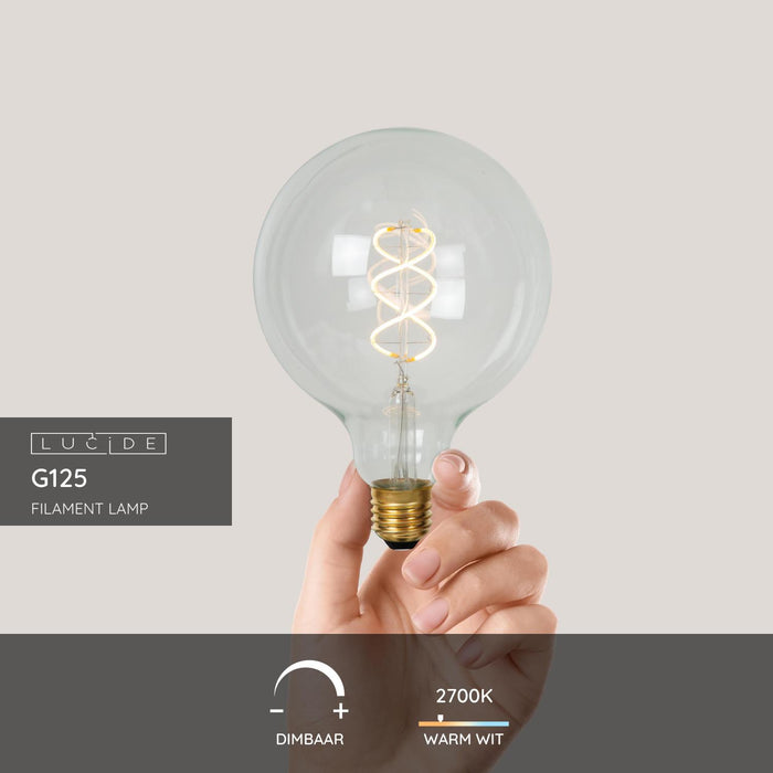 Lucide G125 Filament lamp - Transparant
