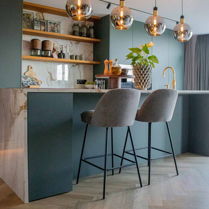 Kick barkruk Lucy - Taupe