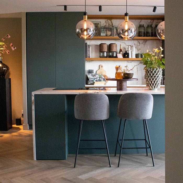 Kick barkruk Lucy - Taupe