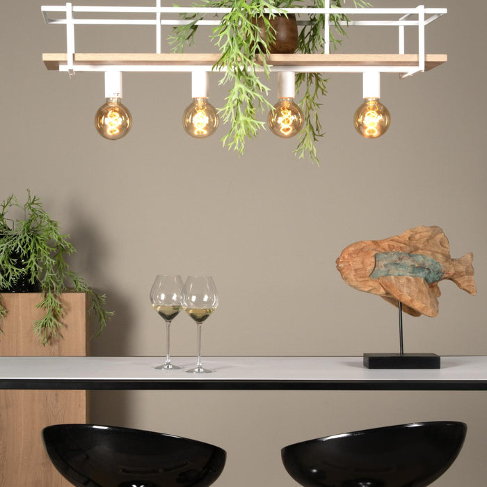 Lucide MILONGA Hanglamp - Wit