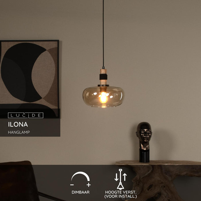 Lucide ILONA Hanglamp - Amber