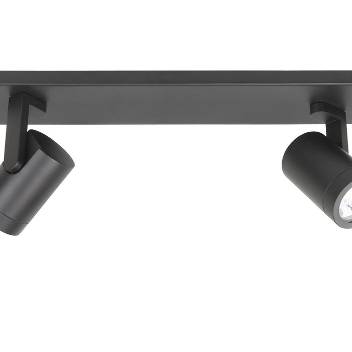 Highlight Spot HALO Zwart 2 Lichts GU10 Balk